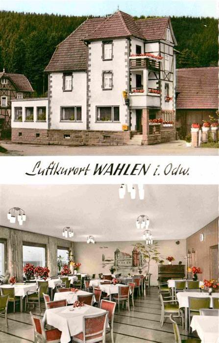 Wahlen Odenwald Gasthaus Pension Burg Waldau