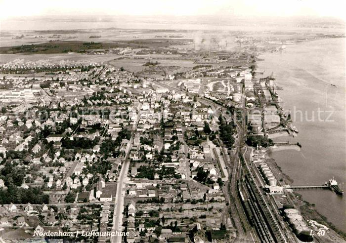 Nordenham Wesermarsch Niedersachsen Fliegeraufnahme