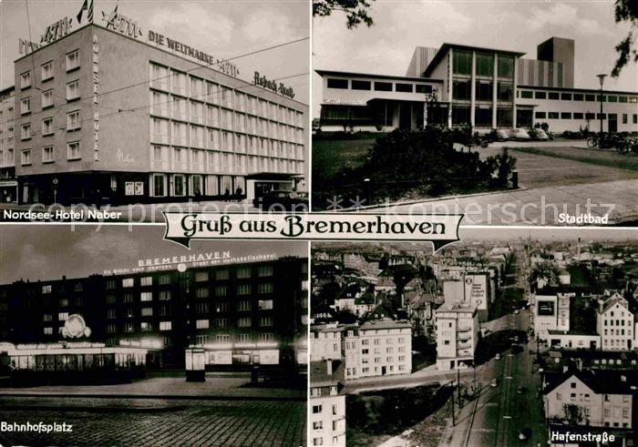 Bremerhaven Nordsee-Hotel Naber Stadtbad Bahnhofsplatz Hafenstrasse