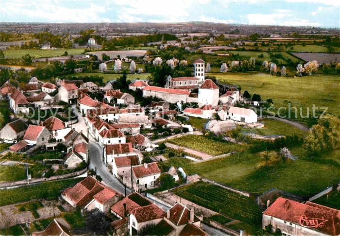 Anzy-le-Duc Fliegeraufnahme