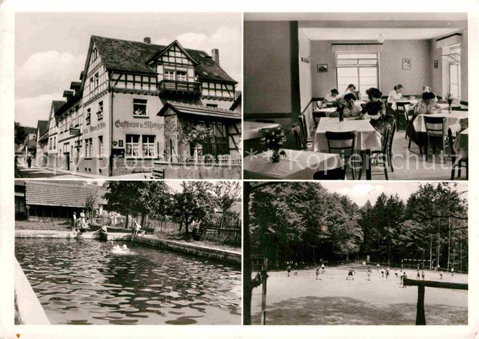 Asbach Odenwald Pension August Schuetz Schwimmbad Fussballplatz