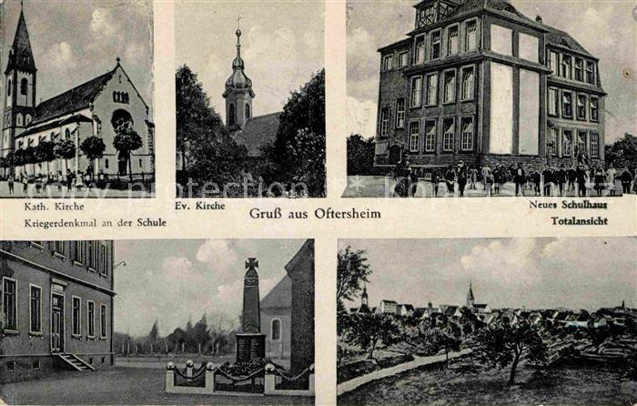 Oftersheim Kirchen Schulhaus