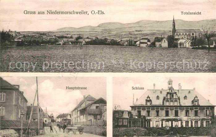 Niedermorschwihr Hauptstrasse Schloss