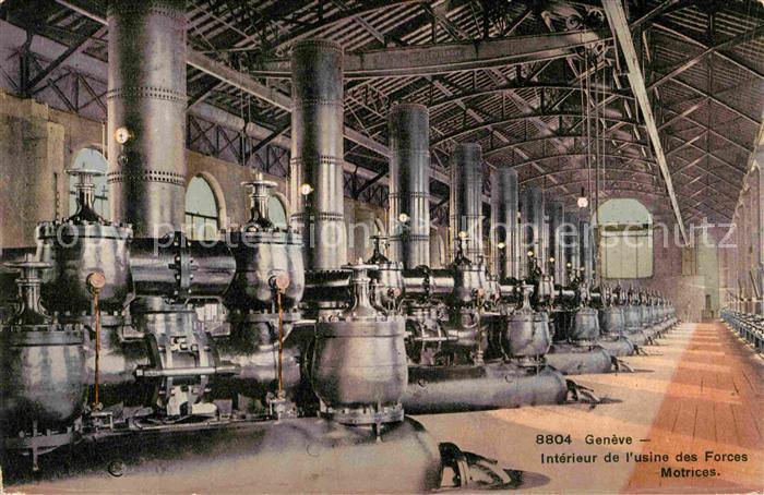Geneve GE Interieur de L Usine des Forces Motrices
