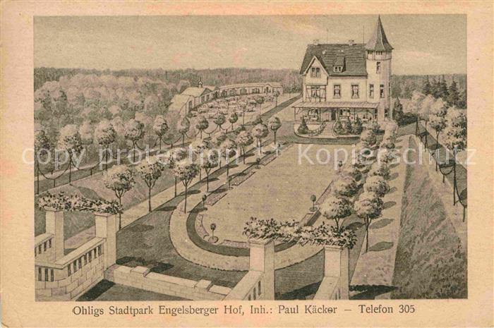 Ohligs Stadtpark Engelsberger Hof Paul Kaecker