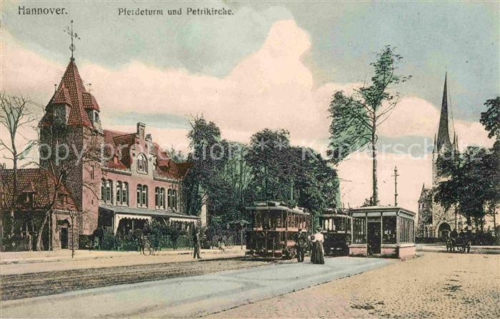 Hannover Pferdeturm und Petrikirche