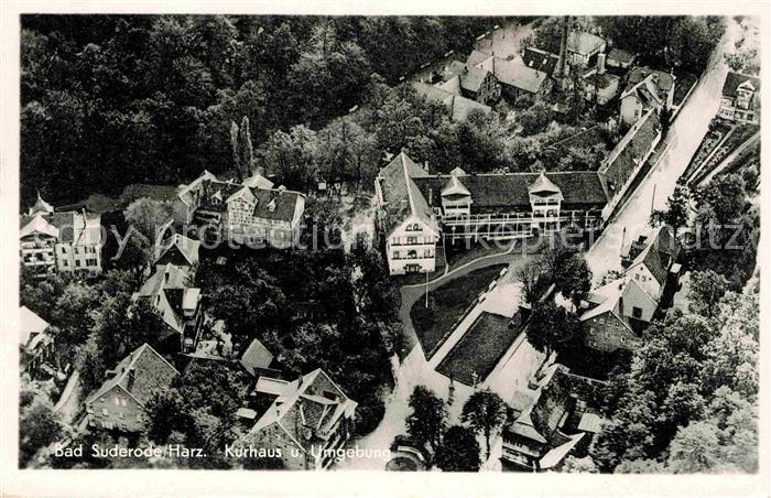 Suderode Bad Fliegeraufnahme Kurhaus und Umgebung