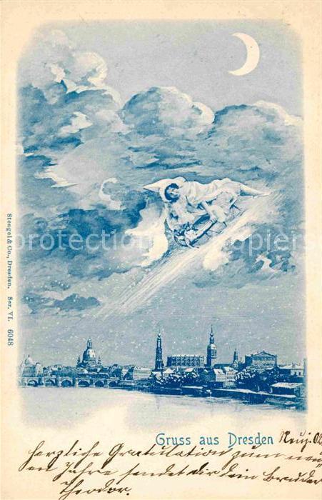 Dresden Elbepartie bei Mondschein