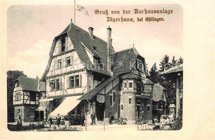 Esslingen Neckar Kurhausanlage Jaegerhaus