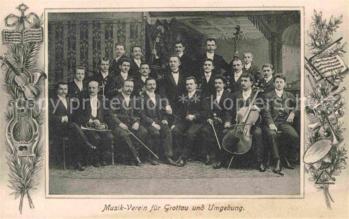 Grottau Tschechien Musikverein Gruppenfoto