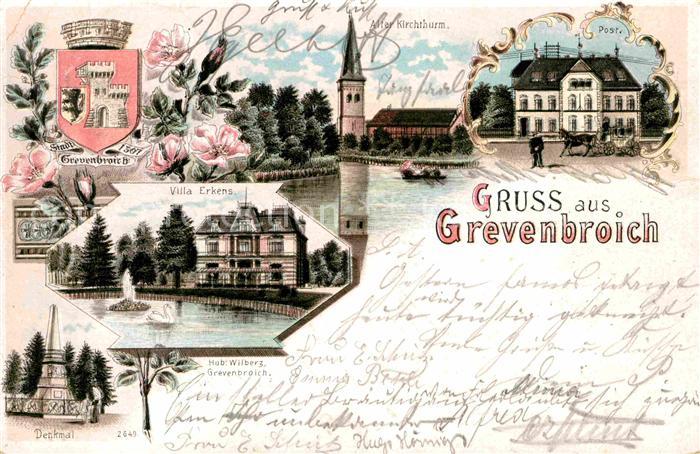 Grevenbroich Villa Erkens Post Denkmal