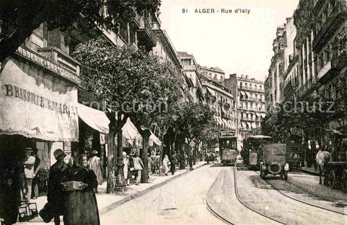 Alger Algerien rue d`Isly