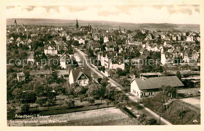 Friedberg Hessen Blick vom Wartturm