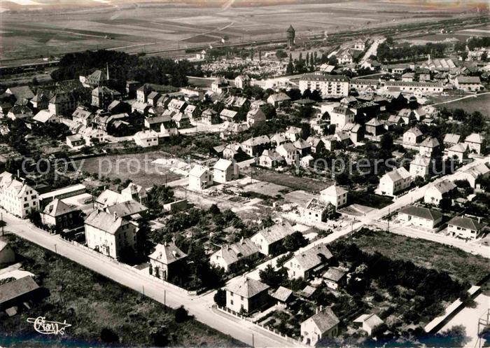 Saint-Louis Elsass Fliegeraufnahme