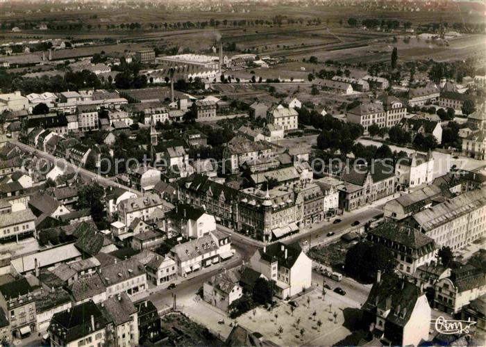 Saint-Louis Elsass Fliegeraufnahme Centre