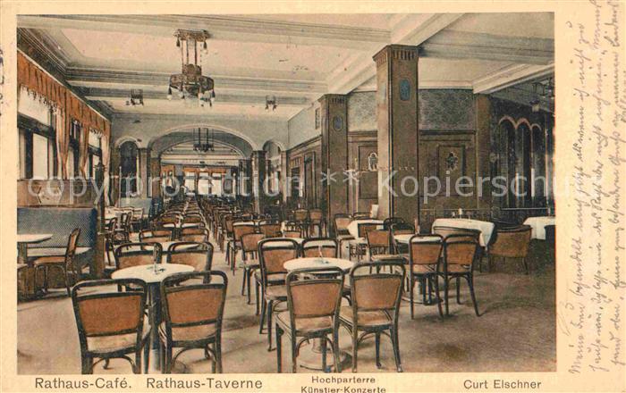 HAMBURG  CITY Rathaus Cafe Taverne