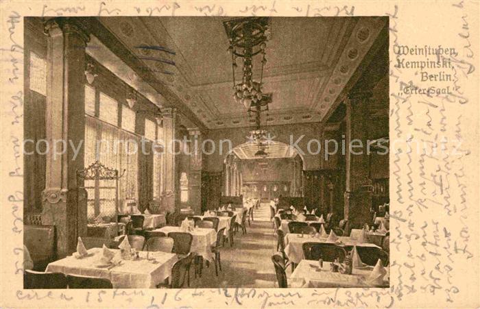 Berlin Kempinski Weinstuen Erker Saal