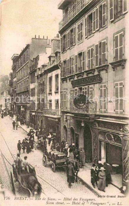 Brest 29 Rue de Siam Hotel des Voyageurs