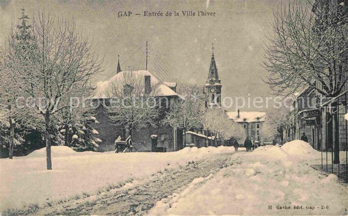 Gap Hautes-Alpes Entree de la Ville d hiver