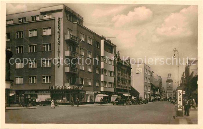 Pardubice Pardubitz Strassenpartie