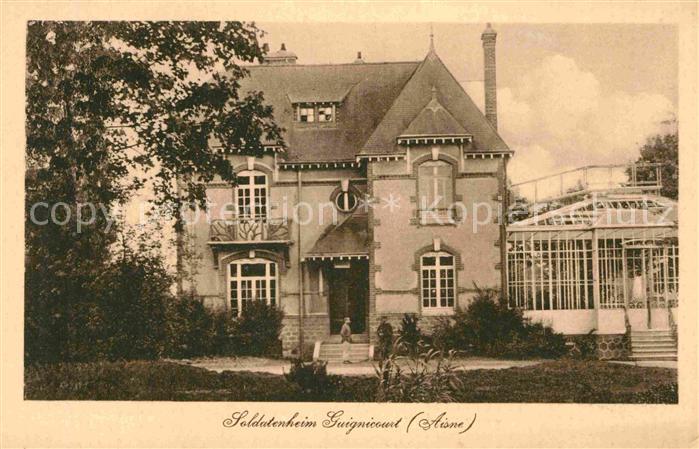 Aisne Liege Soldatenheim Guignicourt