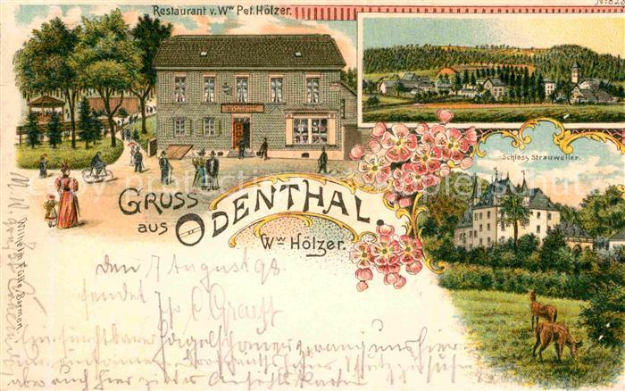 Odenthal Restaurant Hoelzer Schloss Strauweiler