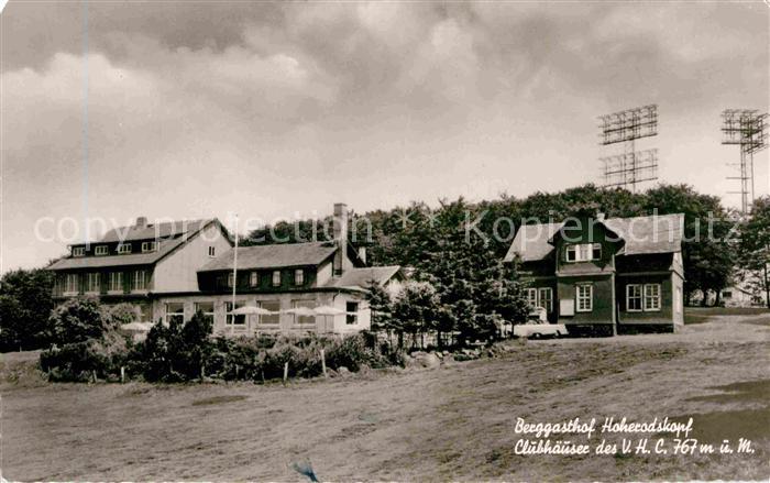 Hoherodskopf Berggasthof Clubhaeuser des VHC