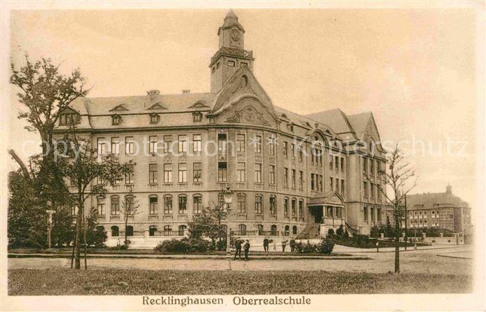 Recklinghausen Westfalen Oberrealschule