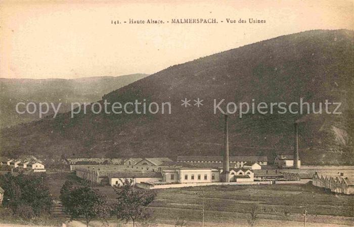 Malmerspach Vue des Usines