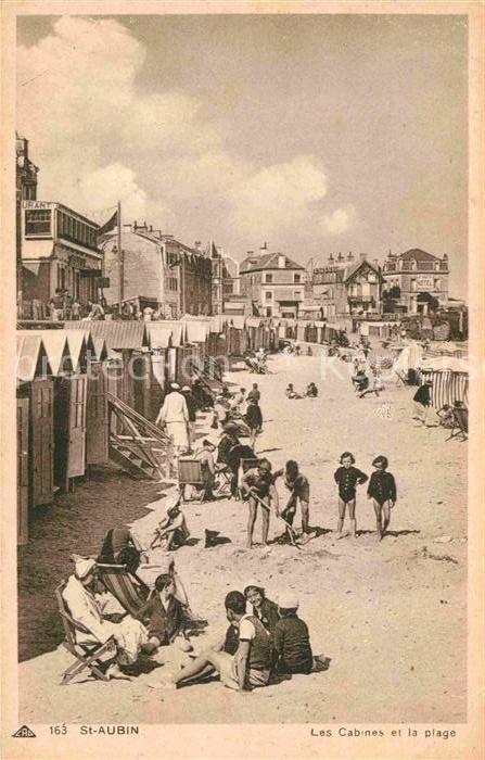 Saint-Aubin Aisne Les Cabines et la plage