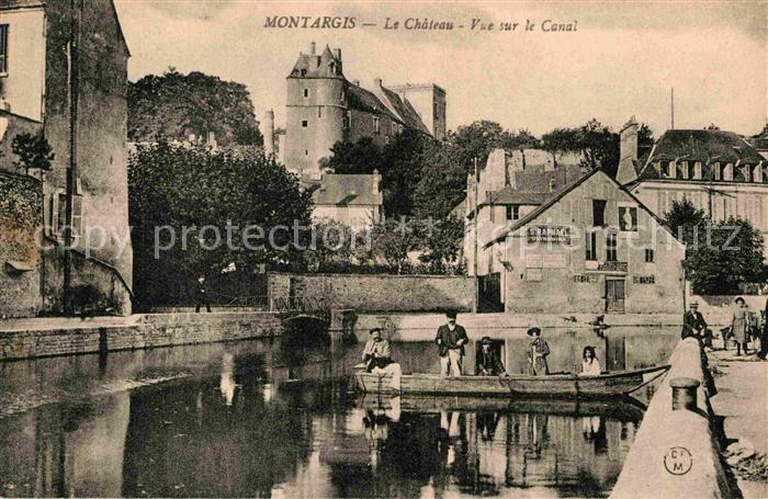 Montargis Loiret Le Chateau Vue sur le Canal