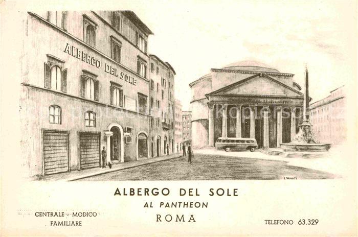 Roma Rom Albergo del Sole Al Pantheon