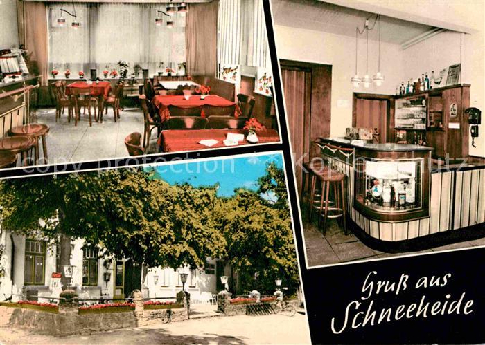 Schneeheide Krug zur Schneeheide Gastraum Bar