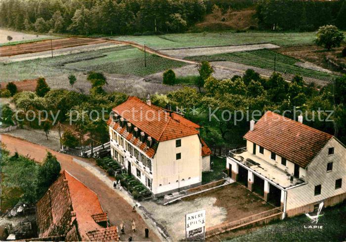 Sewen Hotel de la Gare Fliegeraufnahme