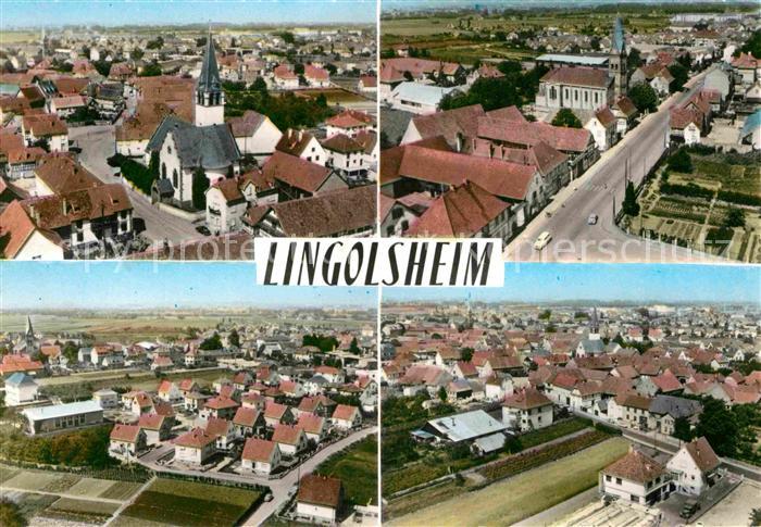 Lingolsheim Vue generale aerienne Le nouveau quartier