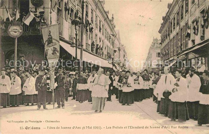 Orleans Loiret Fetes de Jeanne d Arc Rue Royale