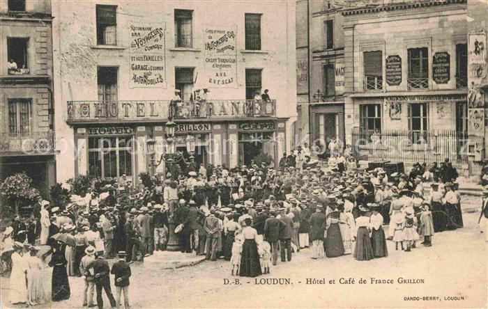 Loudun Hotel et Cafe de France Grillon
