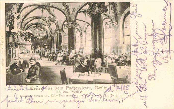 Berlin Pschorrbraeu Gastraum