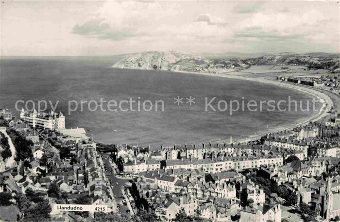 Llandudno Wales Fliegeraufnahme