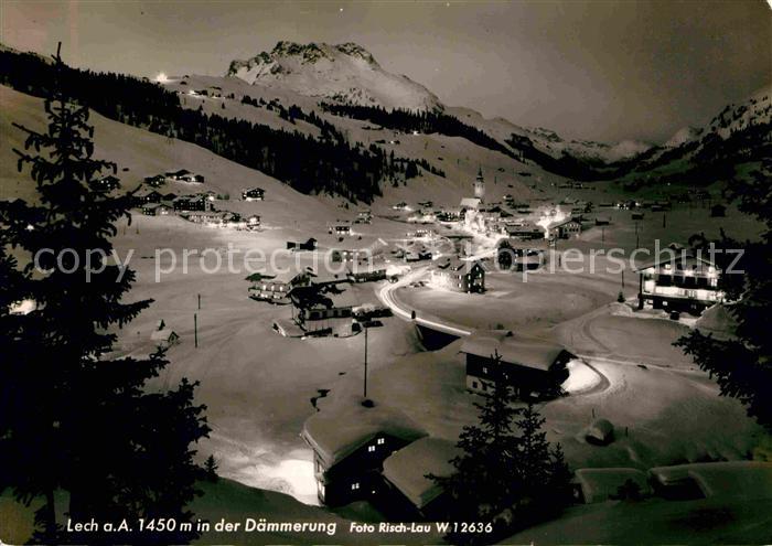 Lech Vorarlberg bei Nacht