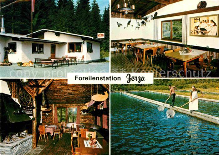 Rattendorf Forellenstation Zerza Restauration Gastraum