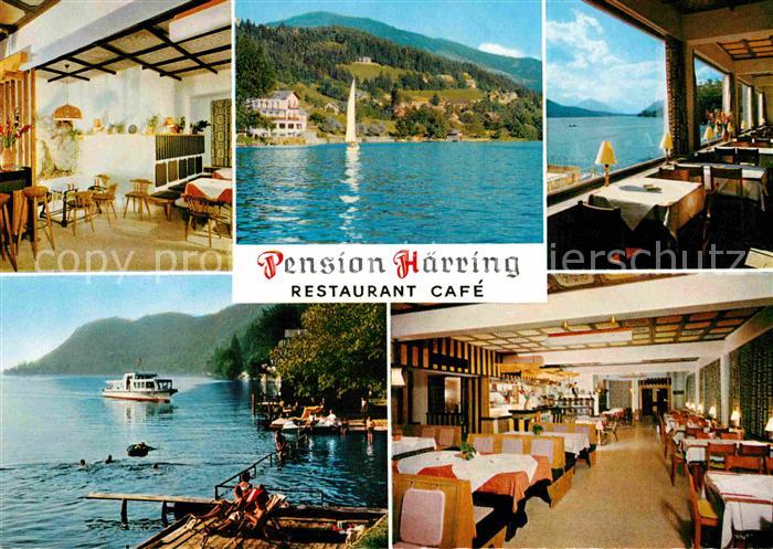 Dellach Millstaettersee Pension Haerring Restaurant Cafe Bar Gastraum Terrasse