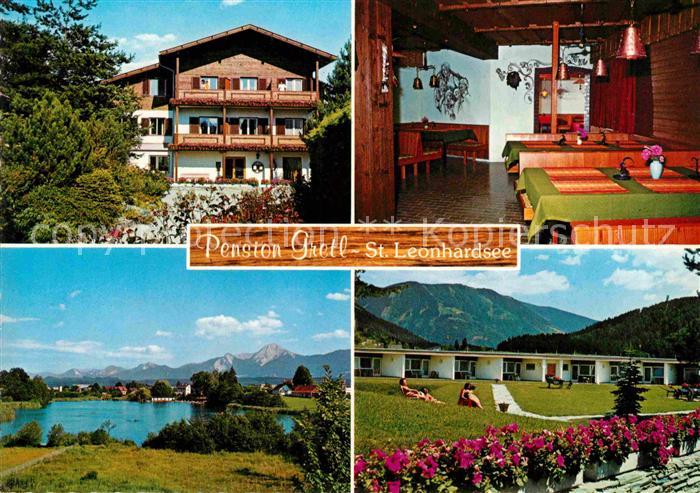 St Leonhard Villach Pension Gretl Gaststube Liegewiese St Leonhardsee