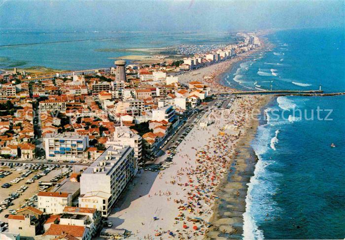 Palavas-les-Flots Herault Ses plages Vue aerienne