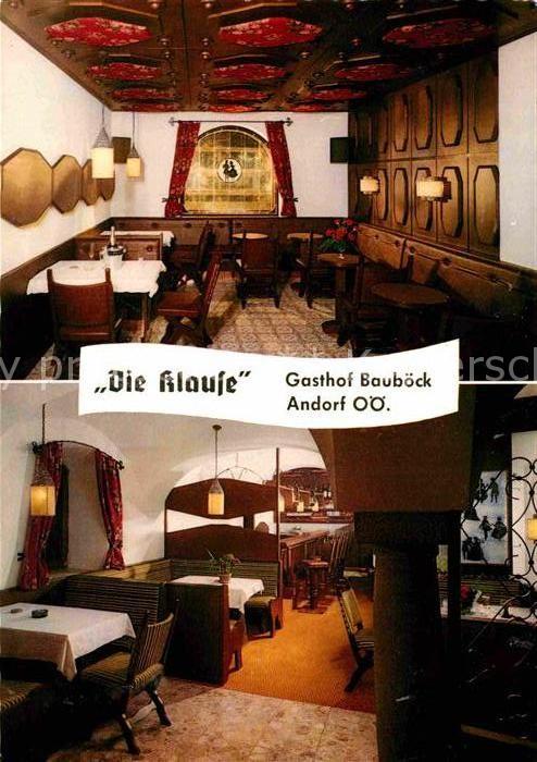 Andorf Schaerding Die Klause Gasthof Bauboeck Gaststube
