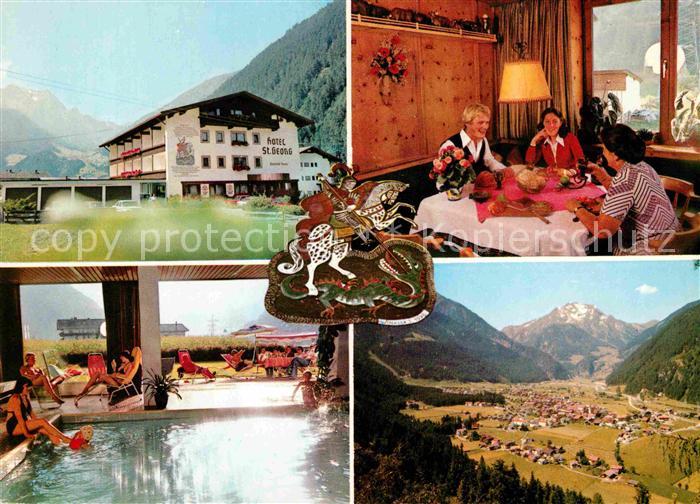 Mayrhofen Zillertal Hotel St Georg Gaststube Hallenbad Panorama