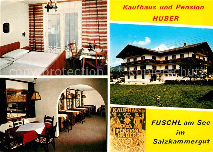 Fuschl See Salzkammergut Kaufhaus Pension Huber Gastraum Zimmer