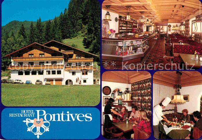 St Ulrich Groeden Tirol Hotel Restaurant Pontives Gasträume The