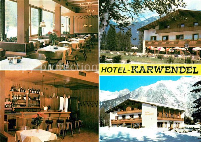 Oberleutasch Hotel Karwendel Gastraum Bar Terrasse