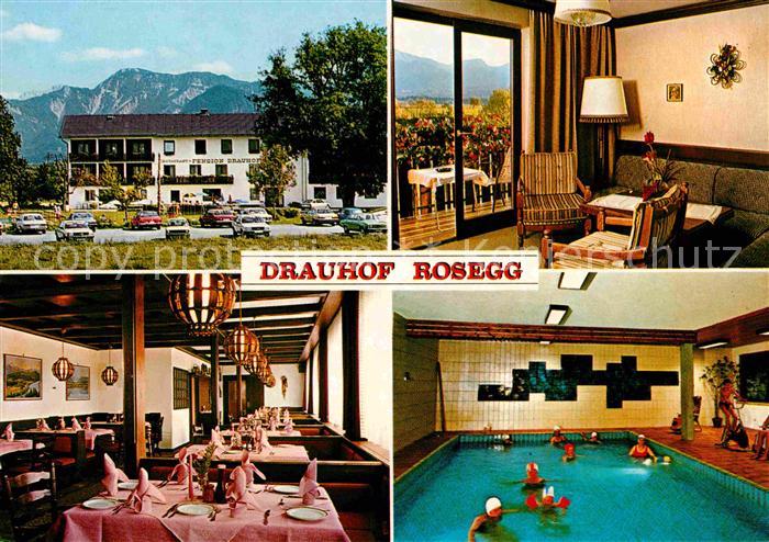 Rosegg Gasthof Pension Drauhof Gastraeume Hallenbad